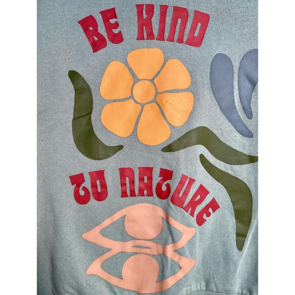 Desert Dreamer Be Kind To Nature Graphic Sweatshirt * Women's XS Shirt w3003 - Picture 4 of 8